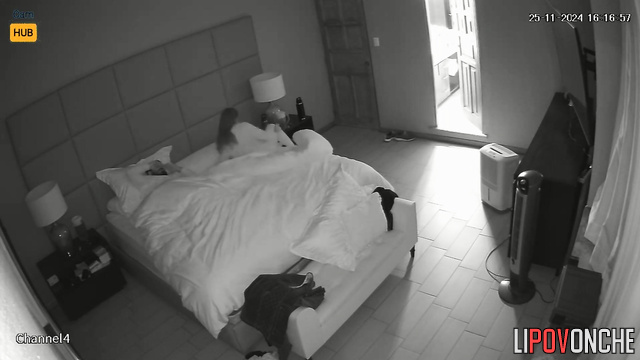 They was relaxing in bed all day (watch hidden video)
