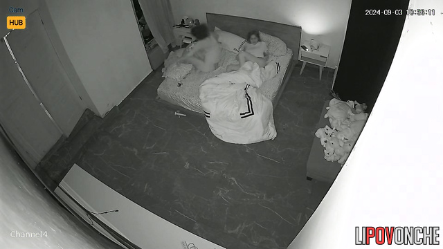Sexy skinny girls making each other hot in the bedroom