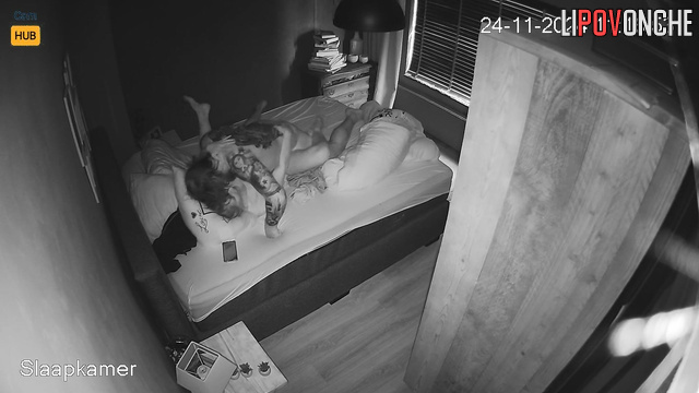 Great sex before sleep / tattooed couple did it twice