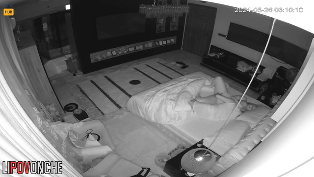 Couple enjoying tender prelude with kisses and teases