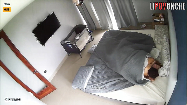 Tender missionary sex with sweet kisses under sheets