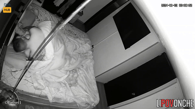 This couple respects foreplay - hot night bedroom tape