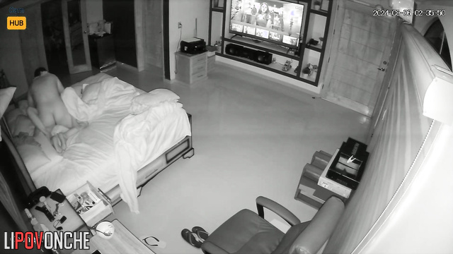 Watching a comedy movie together ended in unboring sex