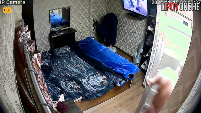 Rude russian man fucked his chubby lover (in the absence of his wife)