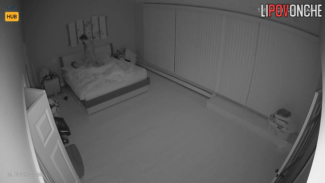 Instead of sleeping at night this couple chooses to fuck hard