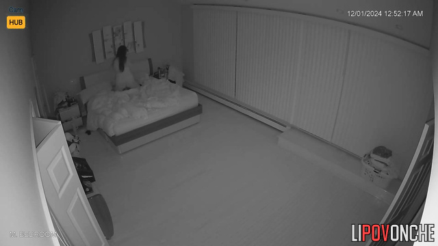 Instead of sleeping at night this couple chooses to fuck hard