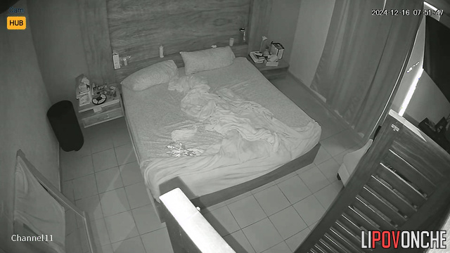 Babe is lying on the bed and doesn’t know what to do