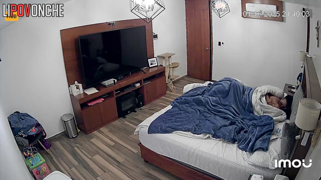 Handsome man surprises his girlfriend with a romantic evening