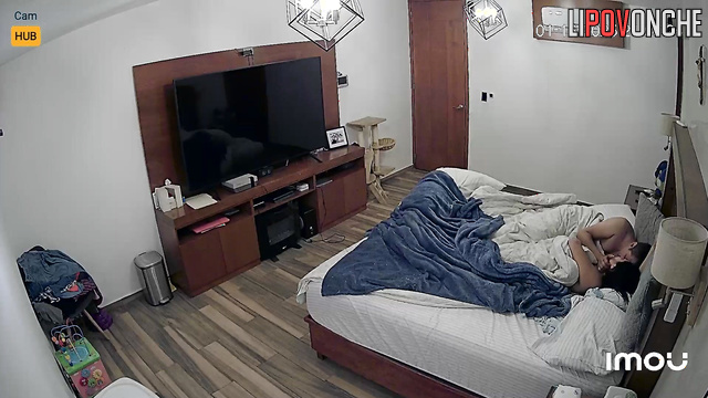 Handsome man surprises his girlfriend with a romantic evening