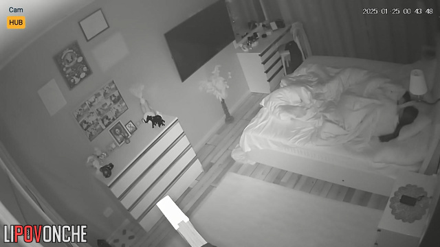 It was special sex after quarrel (hidden video from the bedroom)