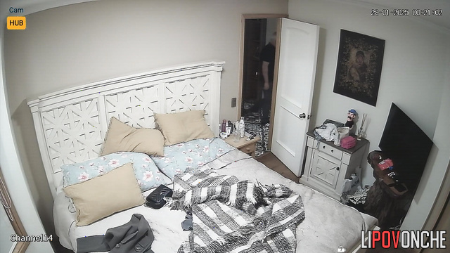 Pretty teen changing her clothes before sweet dream
