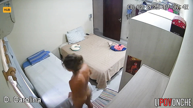 Solo sex scene with dressing blonde with small tits