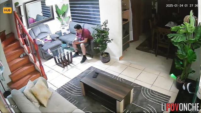 Her husband rang the doorbell while she was fucking