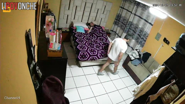 Private hidden camera video leaked: Peruvian husband fucked his sleeping wife.