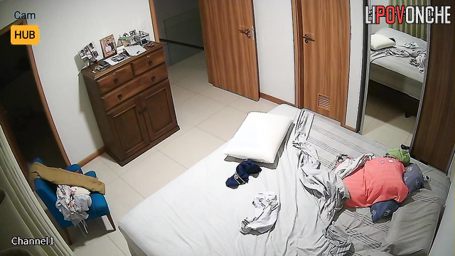 Bolivian girl horny and riding her husband's hot cock