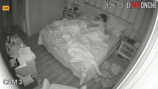 Naked spouses never imagined someone chose to watch them in bed