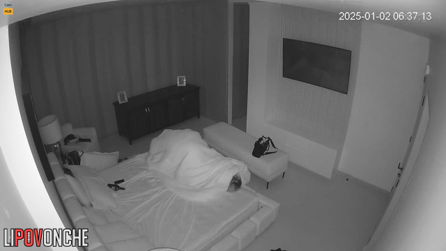 Two lesbian girlfriends had pleasant, hot sex early in the morning
