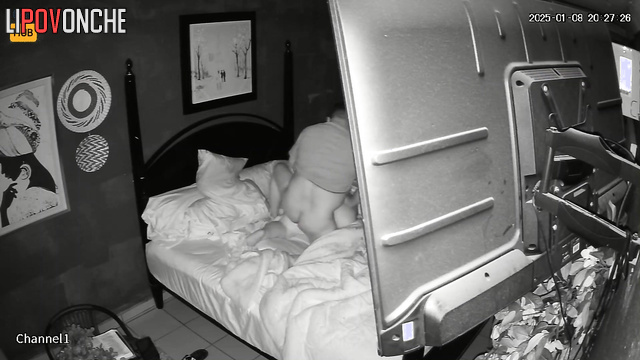 The husband enjoys watching his chubby wife play with his hot cock