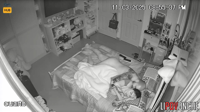 A brutal tattooed man loves to caress his busty wife's wet pussy