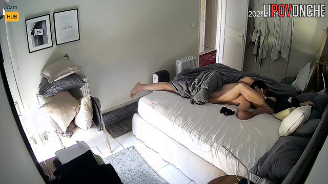 This boy is a real pro in licking my wet pussy [bedroom camera video]