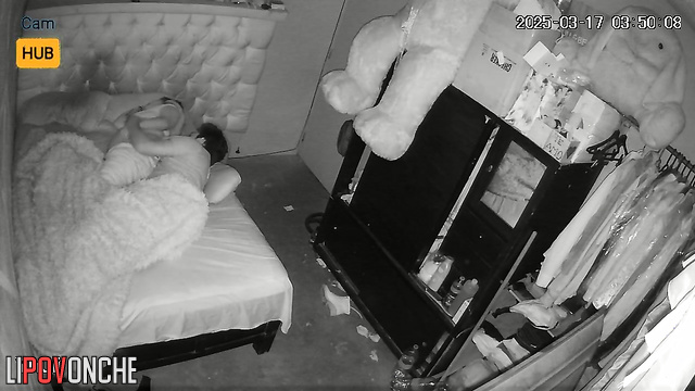 The excited husband actively fucked his sleepy pregnant wife