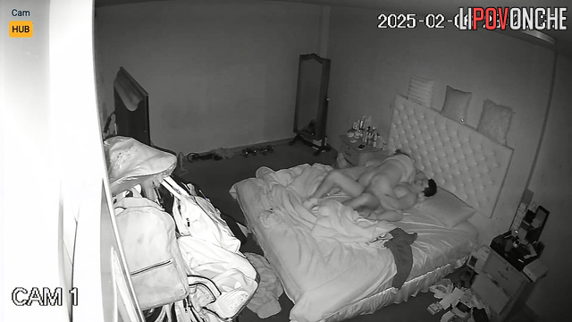 He doesn't let his wife to sleep without orgasm before sleep