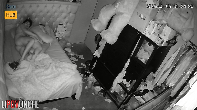 She wanted to sleep but he had another plans (sex in the bedroom)