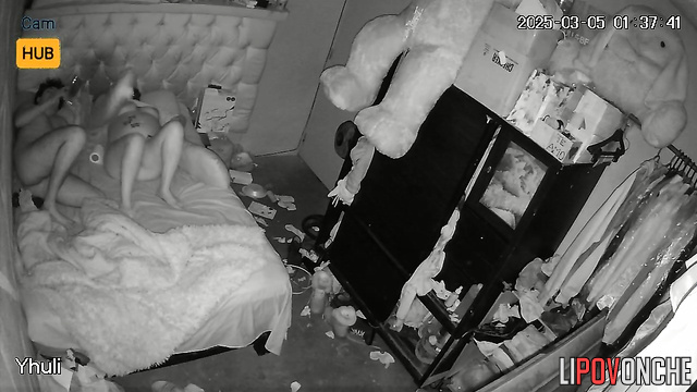 She wanted to sleep but he had another plans (sex in the bedroom)