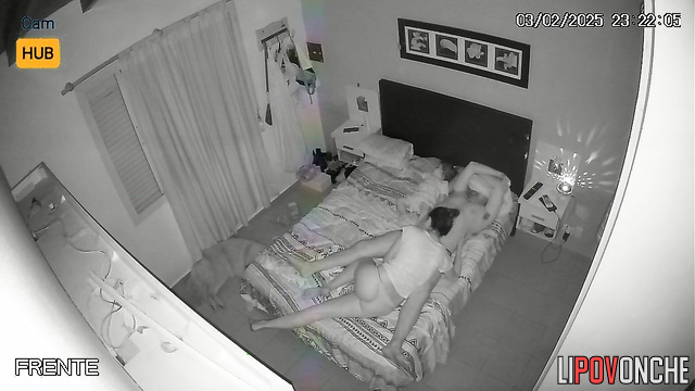 Horny lady sucks cock of her husband while he is sleeping