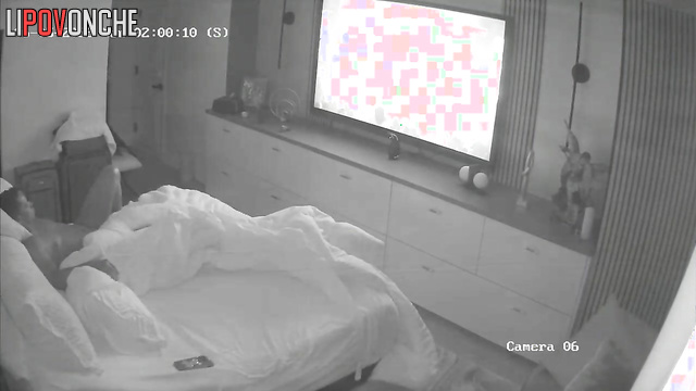 They chatted nicely and watched TV after sex, look