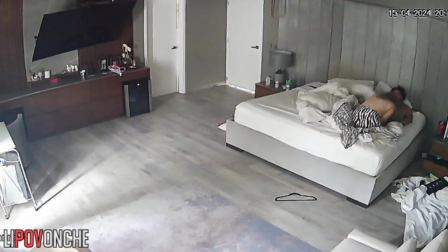 She worked hard on his dick, follow her / home video