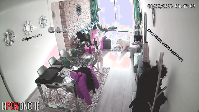Someone was watching her morning routine before gym