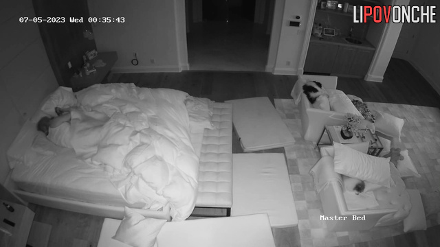 Satisfying her husband at night is her job, spy cam