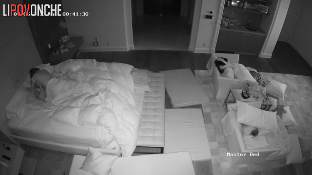 Satisfying her husband at night is her job, spy cam