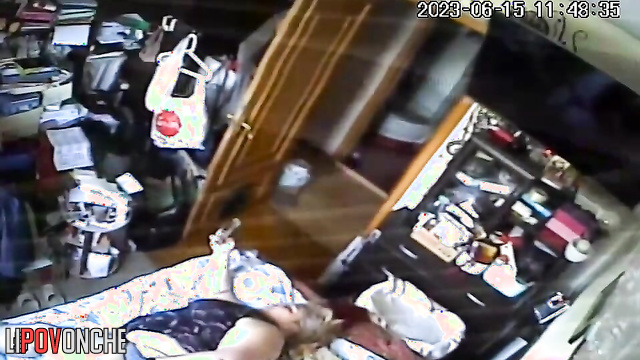 Juicy blonde enjoying masturbation in the morning