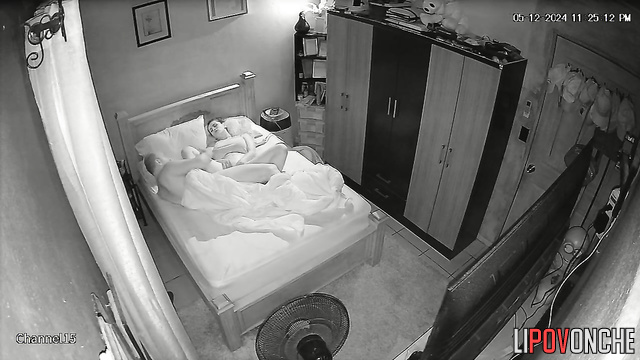 Couple would be very scared if they knew they were being watched by stranger