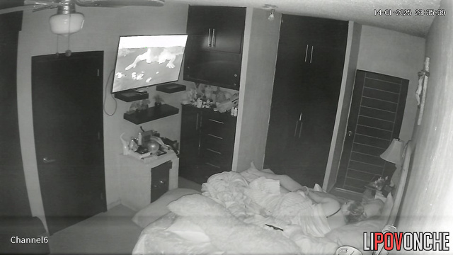 Her big boobs jumped out of her nightgown during sex