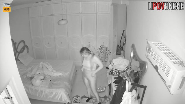 Woman with big ass does massage of the whole body for tired husband