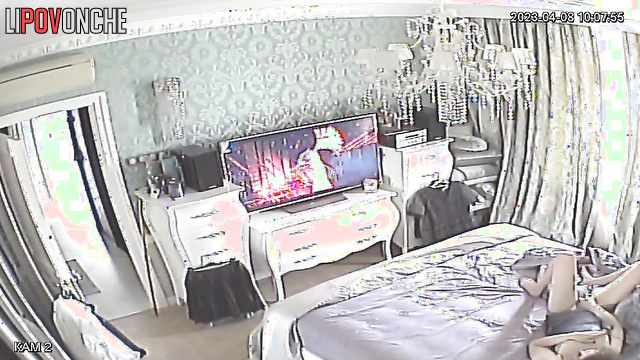 When this girl stays alone she plays with her clit and imagines how she fucks