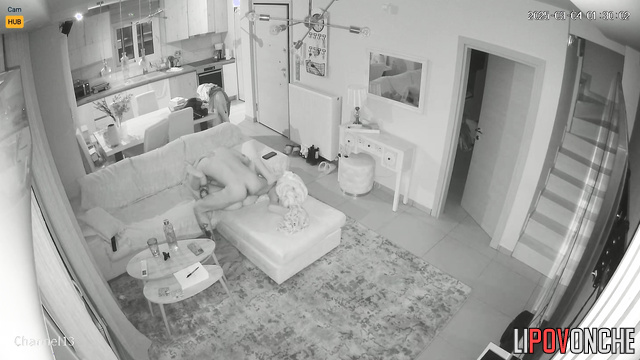 Couple fucking in the cozy bedroom (hot hidden video)