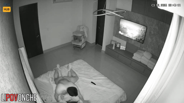 The husband woke up his young Mexican wife and fucked her hotly