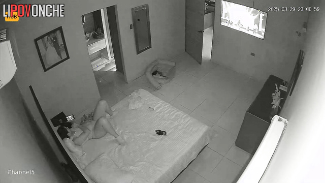 Young Colombian girl plays with her wet pussy while watching tv and phone