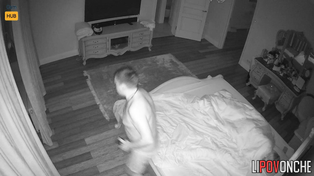 Finding that her husband's big cock had risen, the horny wife sat on it