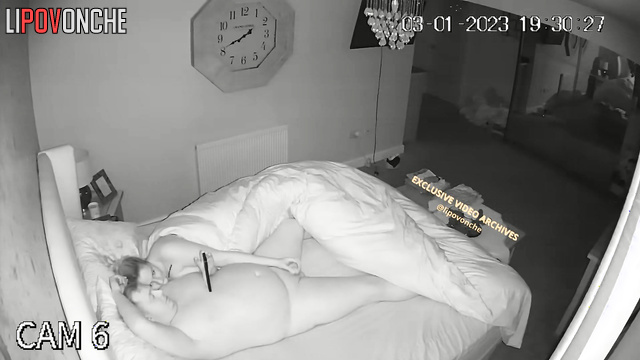 Excited husband eagerly licks his tattooed wife's tender hot pussy