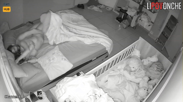 Playful 69 love before night sleep / hidden camera