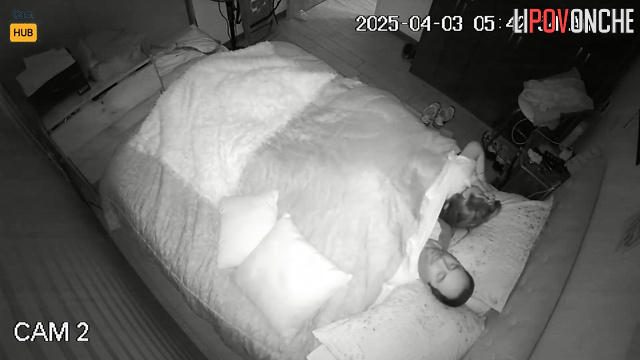 She took the process into her own hands in their bed
