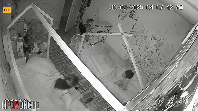 Married couple hid from all relatives in a room to have a good fuck