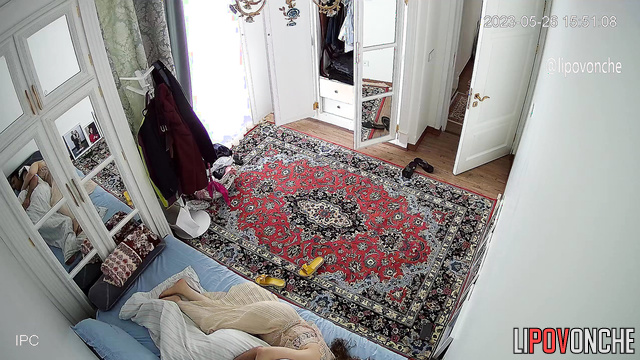 Gentle sex with sweet moans - bedroom scenes, look
