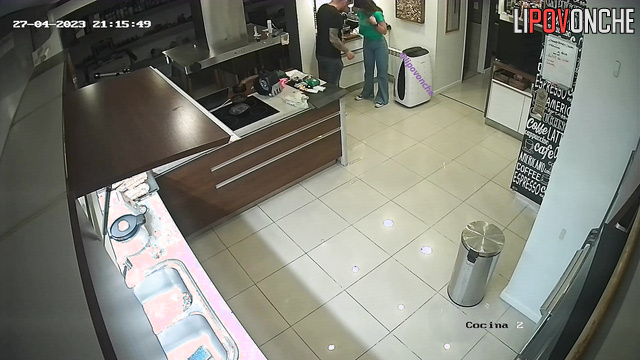 Take a look at evening of married couple - cleaning nice kitchen