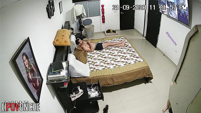 Video from our bedroom - my wife doesn't even know that I record us